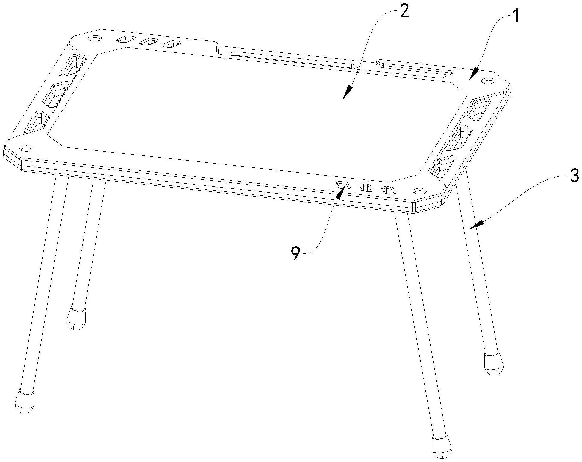一种便携式折叠桌的制作方法
