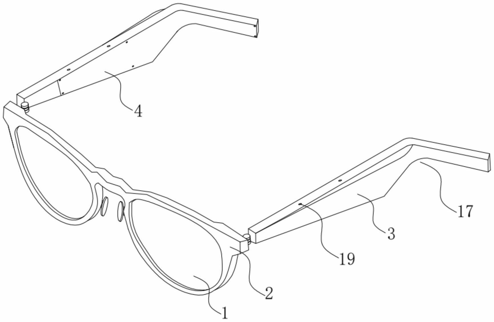 一种传音抗干扰的智能音频眼镜的制作方法